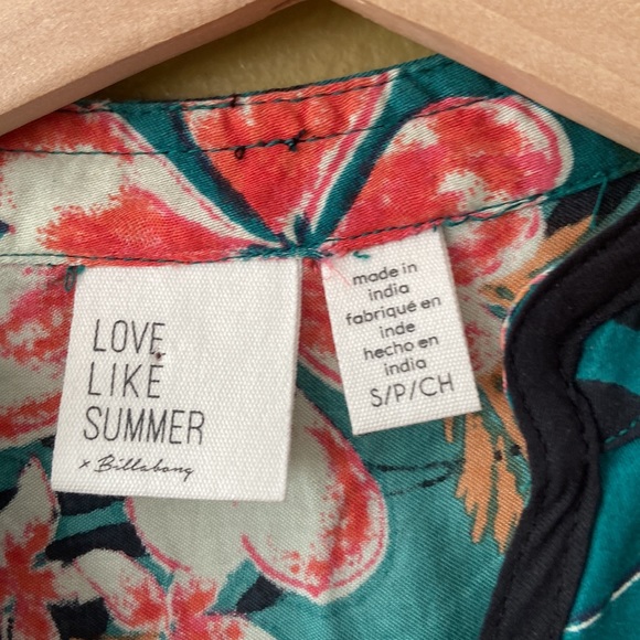 NWT LOVE LIKE SUMMER ASIAN INSPIRED MIDI DRESS - Picture 3 of 11